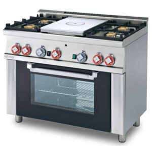 cocina-4-fuegos-con-horno-y-placa-a-gas-industrial-tpf4-610g-lotus