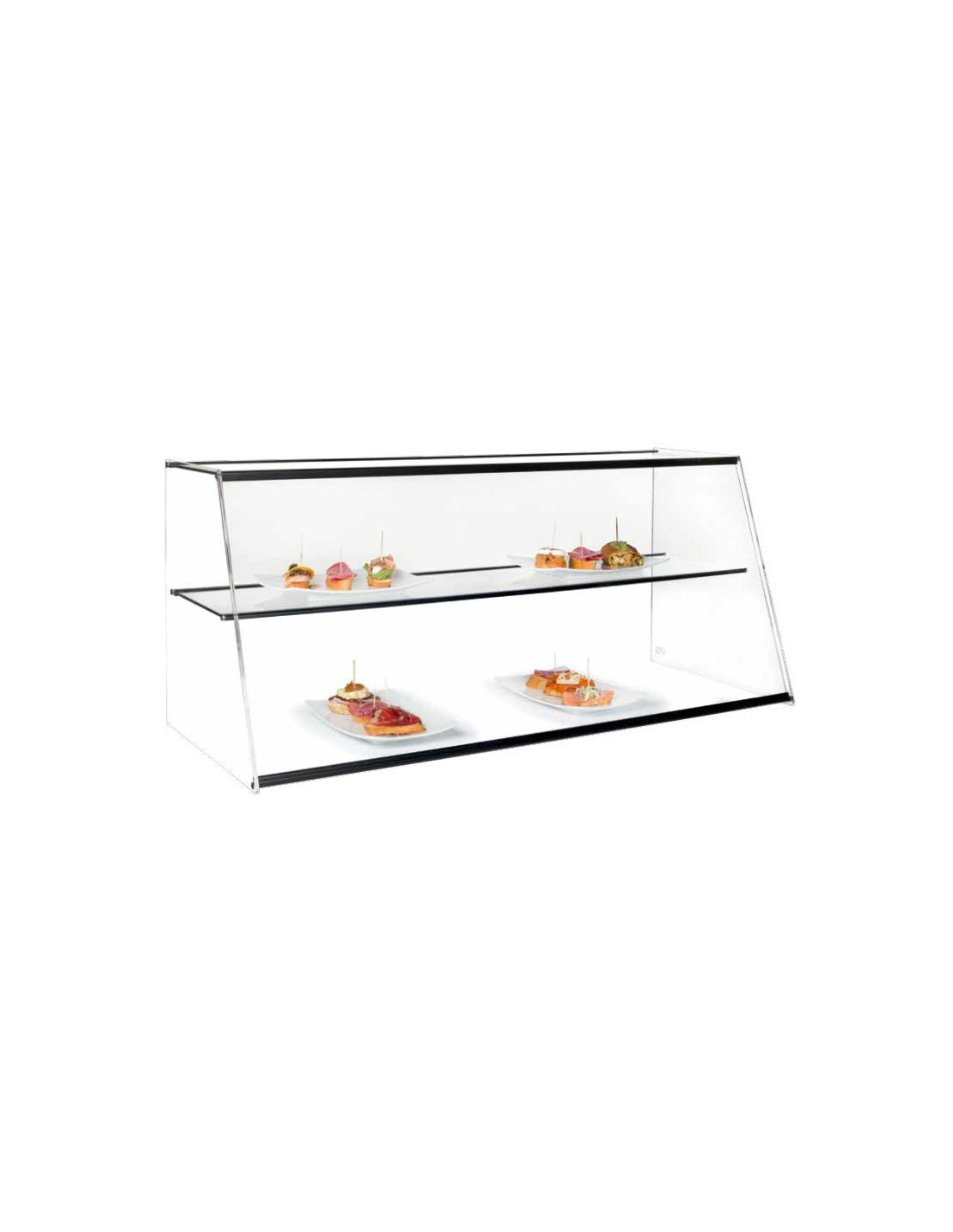 Vitrina Neutra Industrial Para Pinchos PT-XE120 Vitrinas Gómez