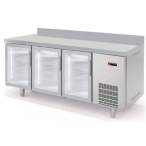 Mesa-Refrigerada-Industrial-3-Puertas-de-Cristal-FACH-200PC