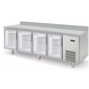 Mesa-Refrigerada-Industrial-4-Puertas-de-Cristal-FACH-250PC
