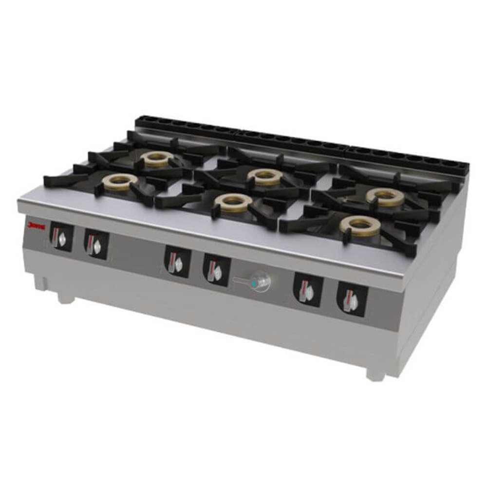 cocina-industrial-a-gas-de-sobremesa-6-fuegos-s601-chef-jemi