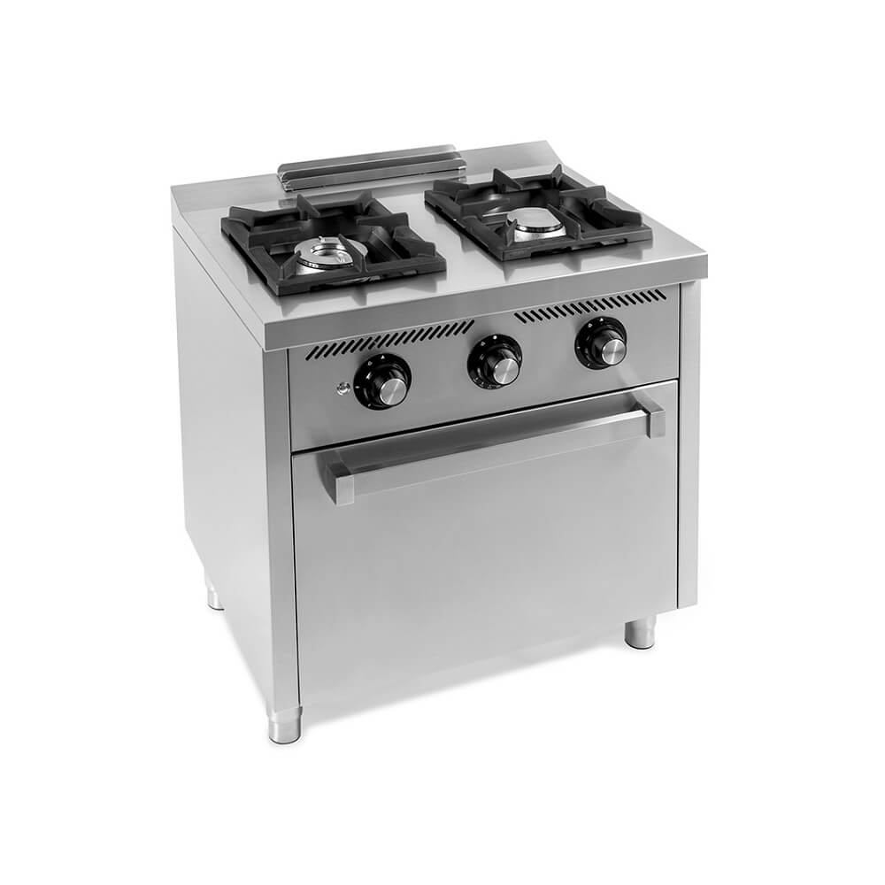 Cocina A Gas Con Horno 2 Quemadores C2F600H HR FAINCA