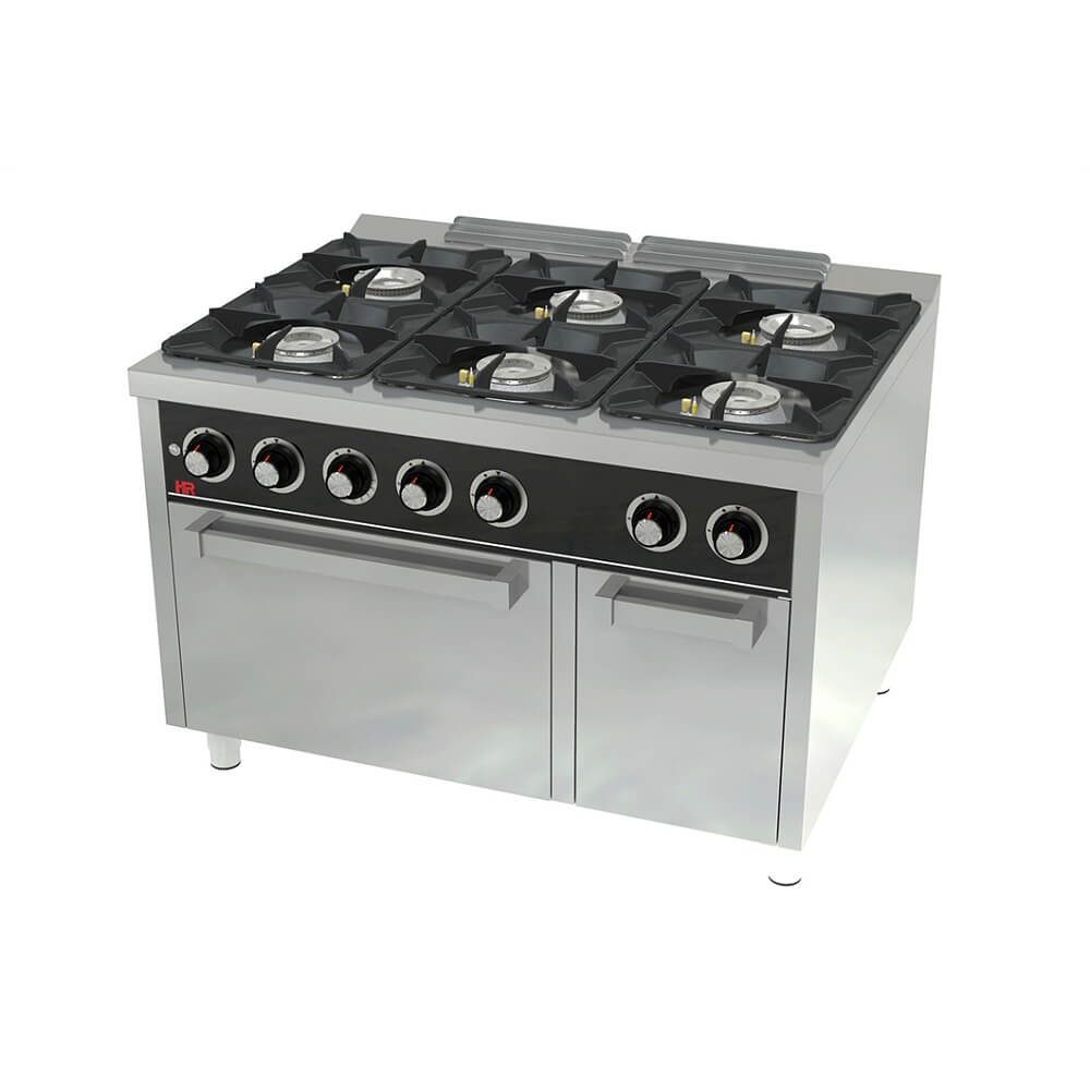 Cocina A Gas Con Horno Y Mueble C6F900H HR FAINCA