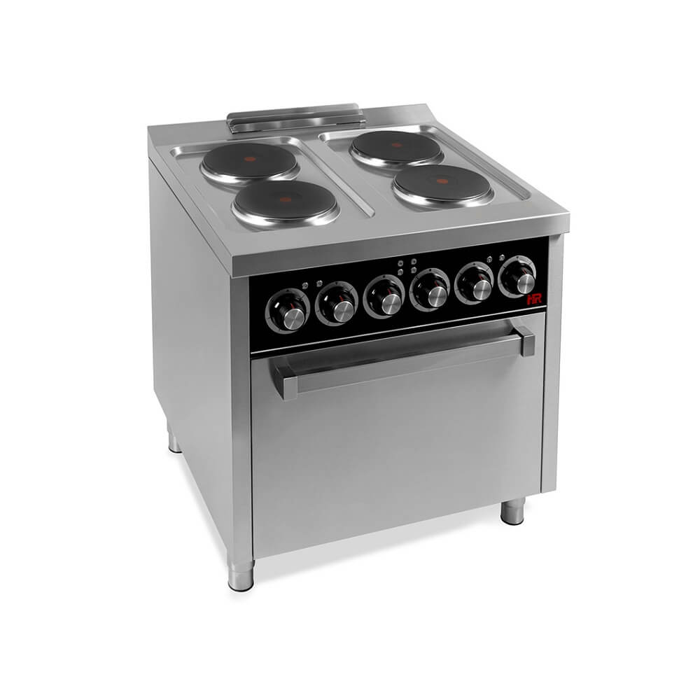 Cocina Eléctrica 4 Fuegos Con Horno CE4P750H HR FAINCA