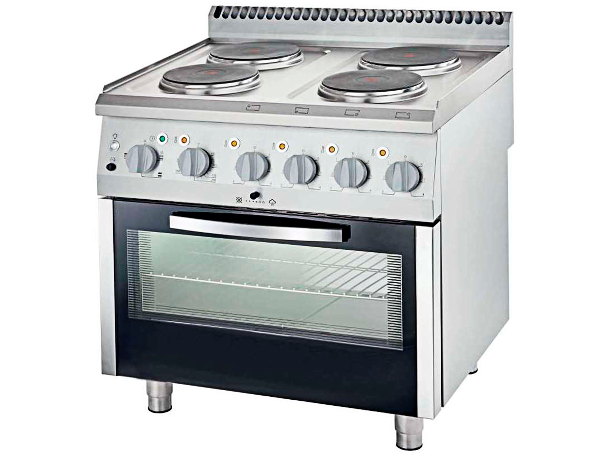 COCINA ELÉCTRICA CON HORNO CONVECCIÓN FONDO 700 9715000 CLIMA HOSTELERÍA