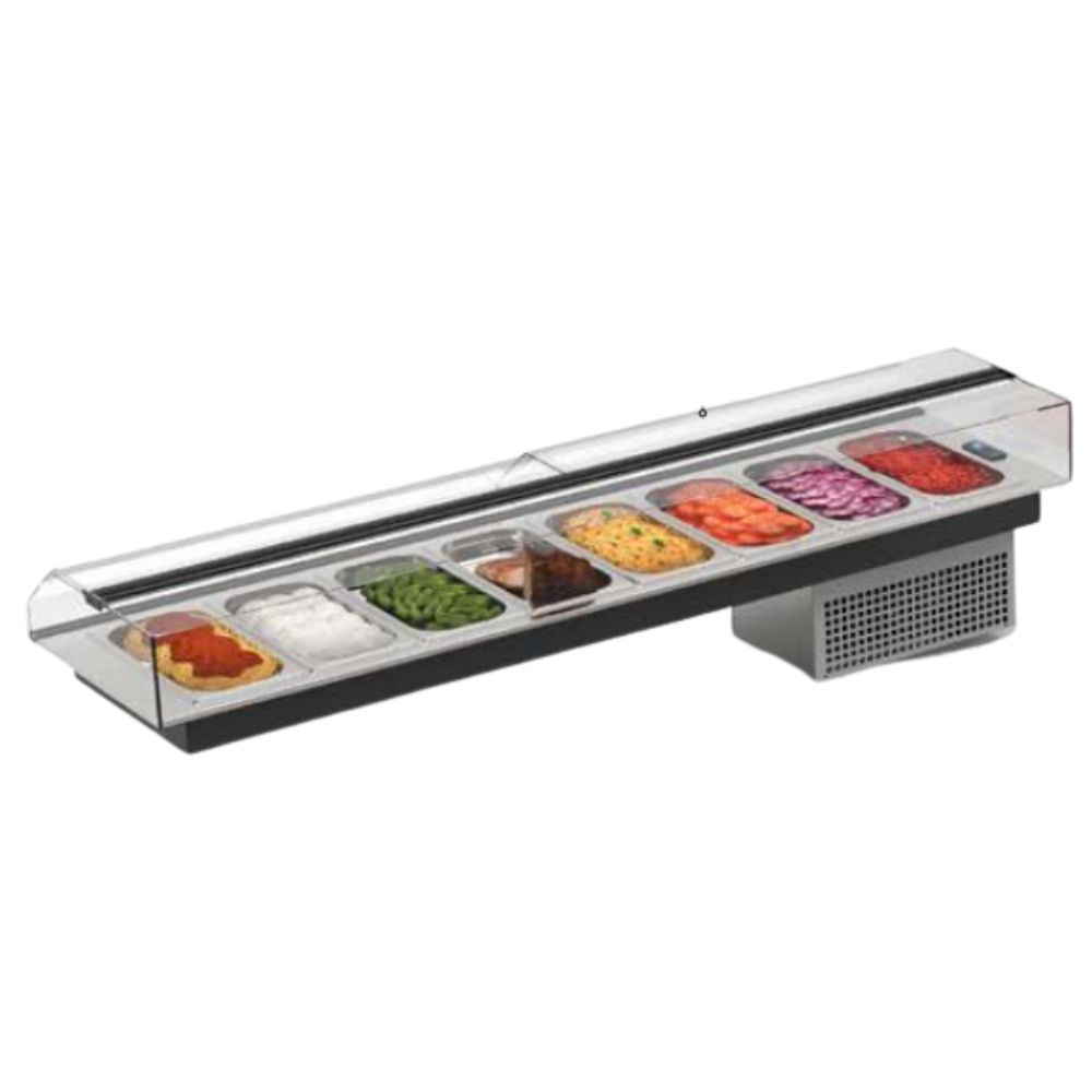 vitrina-refrigerada-encastrable-mi-6b-con-bandejas-sayl