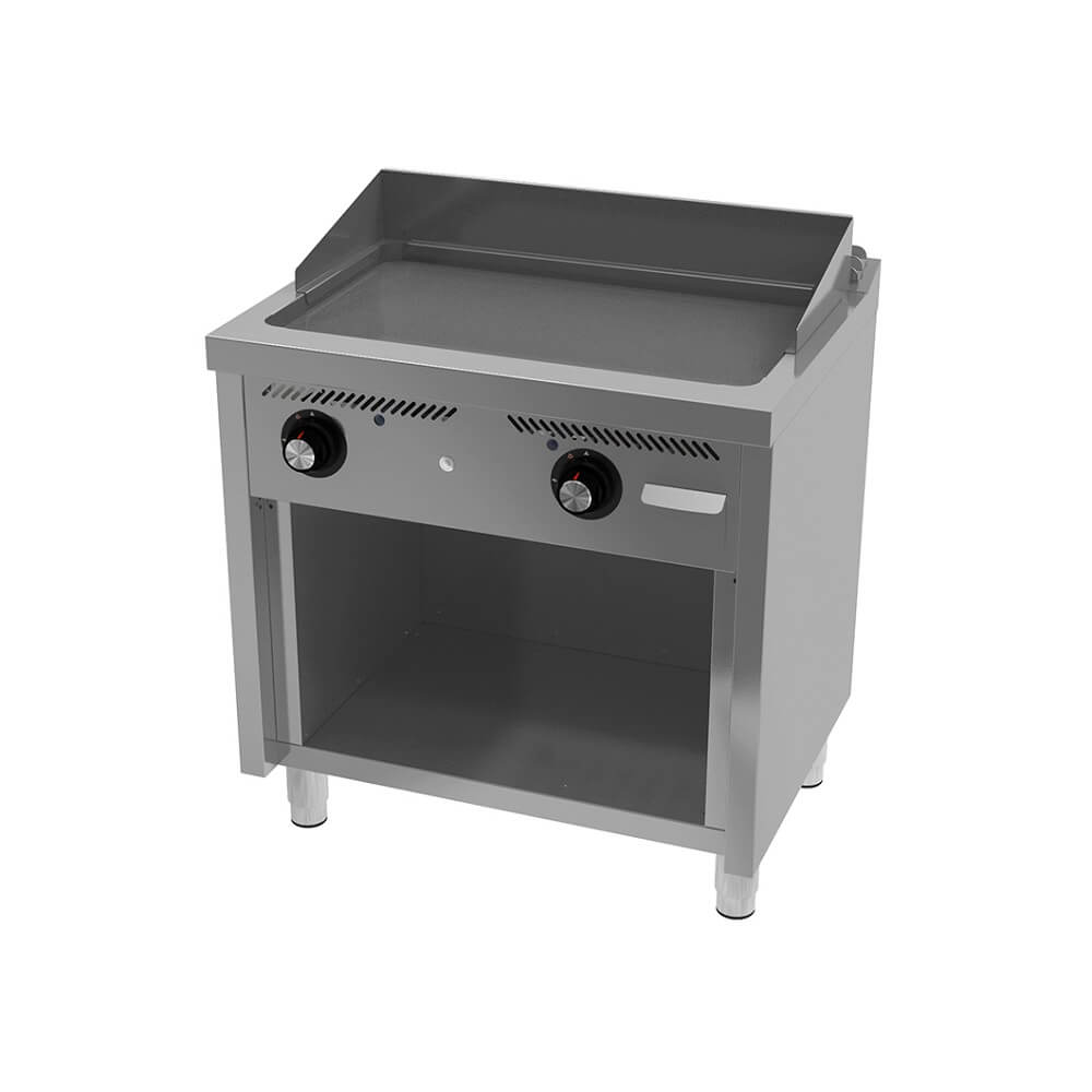 Fry-Top A Gas Con Estante FT6008E HR FAINCA