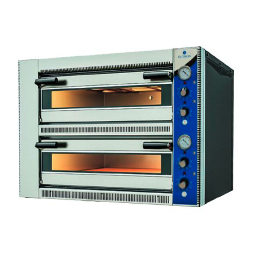 Horno-De-Pizzas-Industrial-Eléctrico-Para-4-Pizzas-de-33cm-DYP-4+4-Eutron