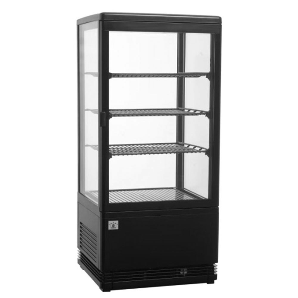 Vitrina-Refrigerada-Industrial-4 Caras-De-Cristal-Para-Pasteleria-RT-78B-Eutron