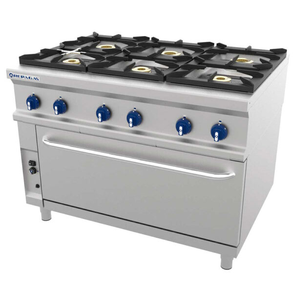 cocina-a-gas-industrial-6-fuegos-con-horno-cg-961h-repagas