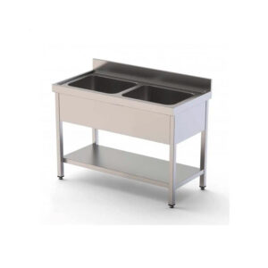 fregadero-industrial-2-cubas-gama-700-con-estante