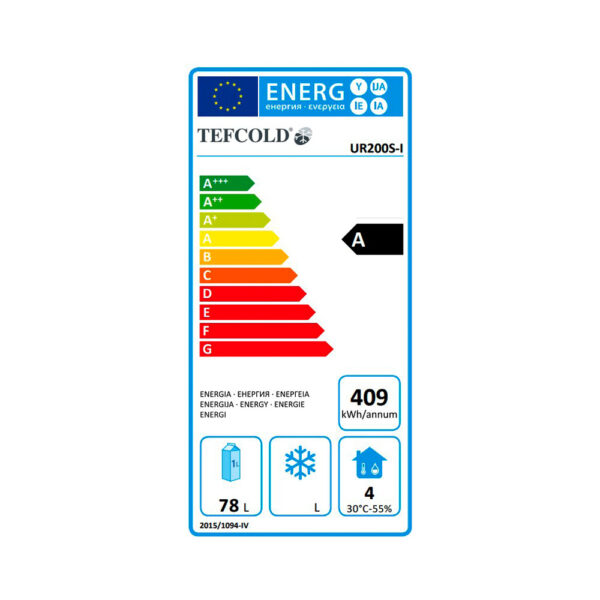 armario-frigorifico-industrial-de-almacenamiento-ur200s-tefcold-clasificacion-energetica