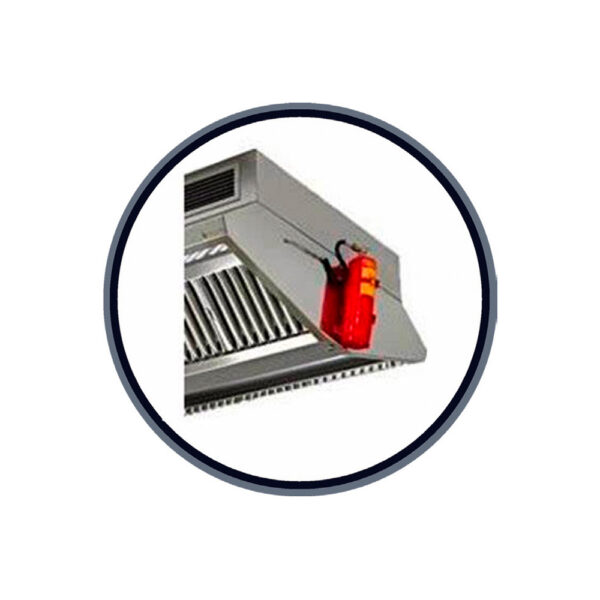 CAMPANA CON  PLENUM CENTRAL 3200X1500X750 AISI 304 INDUTRIAL CON EXTINCION DE INCENDIOS - Imagen 2