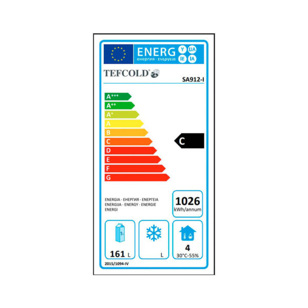 Mesa Saladette Industrial de Refrigeración Gn1/1 Sa912 Tefcold - Imagen 2