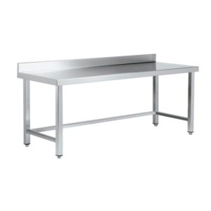Mesa Acero Inoxidable Mural Sin Estante 1500x800x850 mm Frio Alhambra