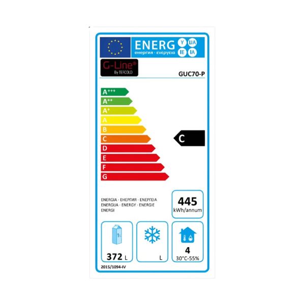 Armario Refrigerador Industrial 1 Puerta Gn2/1 Guc70 Tefcold - Imagen 4
