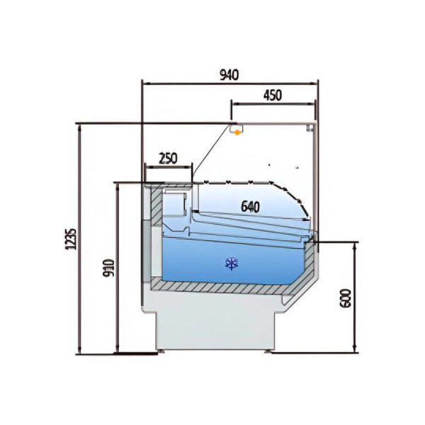 Vitrina Expositora Industrial Refrigerada Cved-9-30-Rr Coreco - Imagen 4